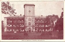 1918 Antique Postcard 26th Company Quarters Columbus Barracks Ohio OH picture