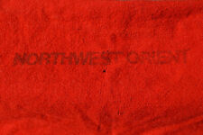 Northwest orient post 1947 red wool cabin blanket 40x65 in picture