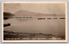1926 RPPC PLEASURE BOATS LUCERNE CLEAR LAKE BEACH CALIFORNIA picture