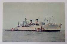 Vintage Postcard - USNS General Maurice Rose Warship (T-AP126) - 1958 picture