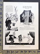 1933 DR SEUSS THEODOR GEISEL MAGICIAN TRICK CARTOON COMIC ART PRINT FC3947*  picture