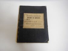 Record of Deposits Bank Book Commonwealth Saving Australia Vintage 1955 picture
