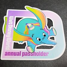 Aftermarket Disney Annual Passholder Magnet featuring Dumbo in in Rainbow Colors picture