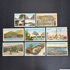 VTG Postcards 1920s-30s KY, TN, Ohio, Canada - EC Kropp, DeWolf News LOT OF 8 picture