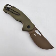 MKM Vincent VCN-GGC Folder OD Green G10 Handles Coyote Brown PVD N690CO Blade picture
