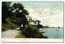 c1920 Rear View Proper Guests Pathways Savin Rock Connecticut CT Posted Postcard picture