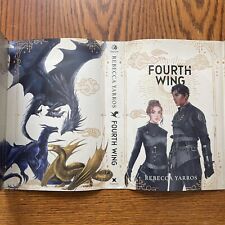 Fairyloot Fourth Wing Misprinted Dust Jacket Only Rebecca Yarros picture