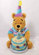 Vintage Disney Parks Winnie The Pooh Happy Birthday Plush No Sound picture