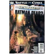 Gotham Gazette: Batman Dead? #1 in Near Mint condition. DC comics [s* picture