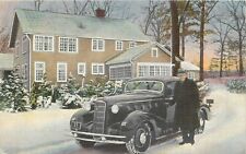 Postcard 1930s Michigan Niles Bonnie residence Doctor autos Kropp 22-13163 picture