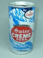 Empty Top Opened 12oz Canfield's Swiss Creme Soda ** Pristine Condition  ** picture