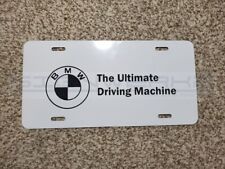BMW The Ultimate Driving Machine Plate metal novelty vanity plate White picture