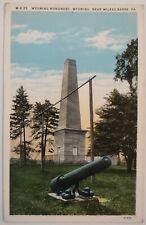 Vintage Postcard Wyoming Monument Wilkes Barre Pennsylvania Cannon AA49 picture