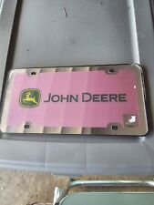 John Deere Pink License Plate picture