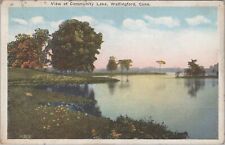 Community Lake Wallingford Connecticut 1922 Postcard picture