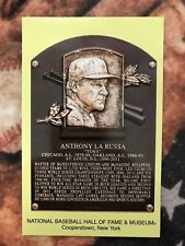 Tony LaRussa Postcard- Baseball Hall of Fame Induction Plaque - Photo -Cardinals picture