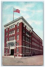 c1910's YMCA Building Entrance Railway Pottsville Pennsylvania Antique Postcard picture