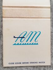 Vtg FS Matchbook Cover Amfac Fred Harvey Airport Maria Hotel Los Angeles Airport picture