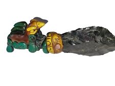  vtg aztec obsidian knife mayan art sculpture figurine  picture