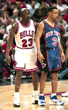 MICHAEL JORDAN JOHN STARKS Chicago Bulls NBA Original 35mm Color Negative Slide picture