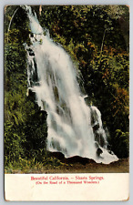 Postcard CA Shasta Springs On The Road Of The Thousand Wonders DB A24 picture