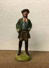  RARE TRAIN PASSENGER STANDING D, PAINTED COMPOSITION 3 INCHES TALL  picture