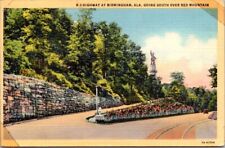 Birmingham, Alabama AL - Highway Going South, Red Mountain - Vintage Postcard picture