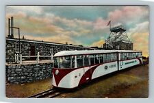 Pikes Peak CO Cog Train At Old Summit House Colorado Vintage Postcard picture