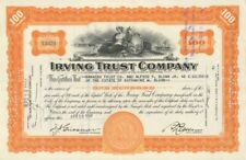 Irving Trust Co. Issued to but not Signed by Alfred P. Sloan Jr. - 1934 dated Ba picture