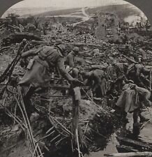 Searching the ruins somewhere in France Keystone WWI Stereoview c1915 picture