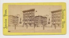 Stereoview General William J Worth Monument Broadway & 5th Ave New York picture