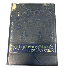 Vtg 1955 Pine Grove High School Yearbook Whispering Pines 50s WV Wetzel New Mart picture