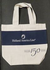 Holland America Line 150th Anniversary Canvas Tote Bag - Brand New picture