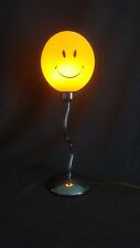 Vintage Smiley Face Lamp 60's/70's Metal Smiley Lamp *WORKS* picture