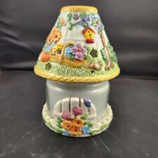 Avon 2004 Spring Garden Candle Jar Lamp With Candle picture