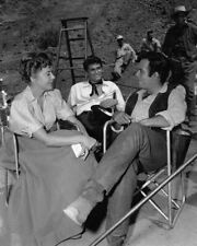 Bonanza Michael Landon pernell Roberts relax on set with guest star 11x17 poster picture