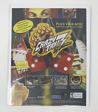 2002 Crazy Taxi 3: High Roller Xbox Vintage Print Ad Poster Art Original Sega picture