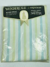 🔥 Vintage Springmaid Wondercale Durable Press Twin Fitted Sheet • Fits 39x76 picture