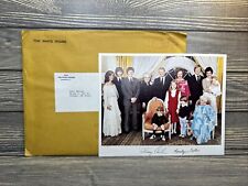 Vtg Color Photo 8x10” Jimmy Carter Rosalyn Carter The First Family Signed picture