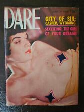 Dare magazine March 1958 pocket-size pin up Betty Henderson Rita D'Amico VG picture