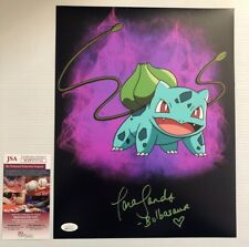 Tara Sands Signed Autographed Bulbasaur 11x14 Photo Pokemon JSA COA 2 picture