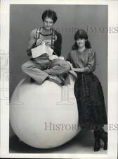 1981 Press Photo Actor Robin Williams & Pam Dawber on 