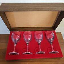 Lenox Chateau Wine Crystal Red Wine Set of 4 In Box picture