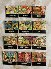 Rare Vintage Matchbook (12pc) Set-  Zodiac Astrology Colorful Complete Pictures picture
