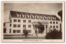 c1920s Lincoln Hotel Building Exterior Lincoln New Hampshire Unposted Postcard picture