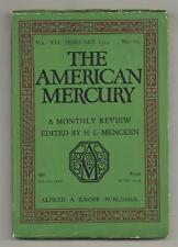 American Mercury #62 VG 4.0 1929 picture