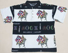 VINTAGE VERSACE SEX PISTOLS ANARCHY CARNABY STREET PUNK ROCK POLO SHIRT picture
