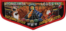 Michigamea Lodge 110 Calumet Council IN Flap Red Bdr (AR1313) picture