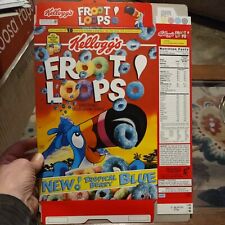 1996 Froot Loops  Kellogg's New Tropical Berry Blue ~New Unused~ picture