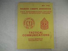 Tactitcal Communications (Course) by Marine Corps Institute, MCI-7103, 1992 picture